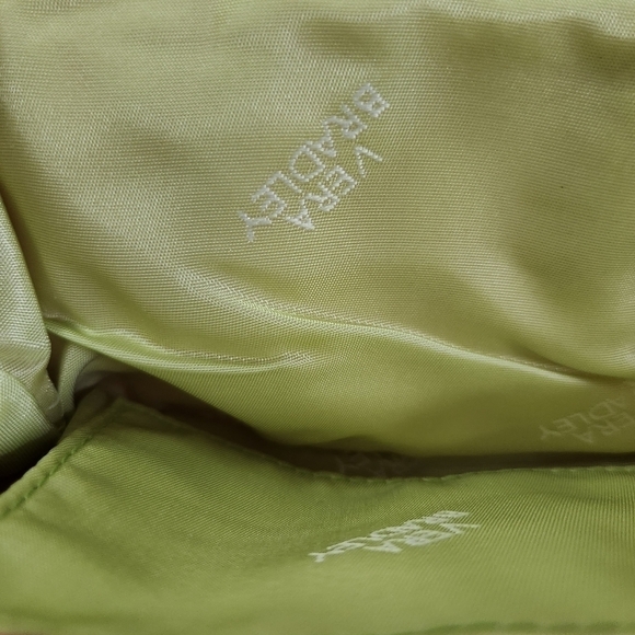 Vera Bradley Limited Edition Pink White Gingham Silk Collection Clutch Wristlet - Picture 12 of 14